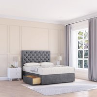 Mayfair Divan Bed Base 4 Drawers & 54" Floor Standing Headboard King