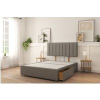 Kansas Divan Bed Base 2 Drawers & 26" Struts Headboard Single
