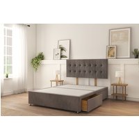 Alabama Divan Bed Base 2 Drawers & 26" Struts Headboard Single