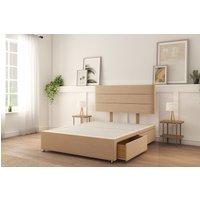 Texas Divan Bed Base 2 Drawers & 26" Struts Headboard Double
