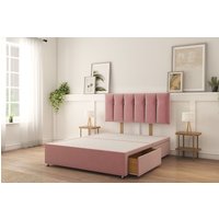 Highbury Divan Bed Base 2 Drawers & 26" Struts Headboard Single