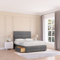 Monaco Bed Base 2 Drawers 12" Footboard & 26" Struts Headboard King