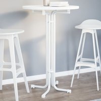 Dining Table √ò70x110 cm Engineered Wood & Steel 70x110 cm