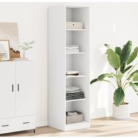 Berkfield Home Wardrobe White 50x50x200 cm Engineered Wood | Size: 50 x 50 x 200 cm