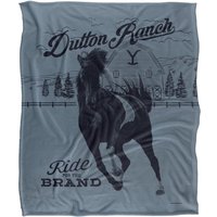 Dutton Horse Ride Silky Touch Super Soft Throw Blanket 152 X 127 cm