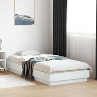 Bed Frame without Mattress 100x200 cm Engineered Wood