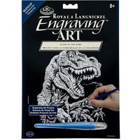 Engraving Art Glow Tyrannosaurus Rex