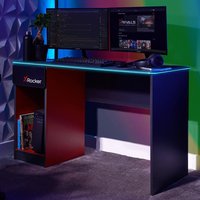 X Carbon Tek 120cm LED Gaming Desk Drawer & Charging