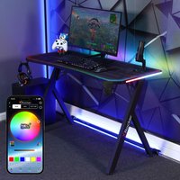 X Lumio LED Gaming Desk Mousepad Cupholder & Headphone Hook