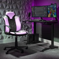 X Saturn Ergonomic Mid Back PC Gaming Chair Swivel Base
