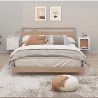 Berkfield Home Wall-mounted Bedside Cabinets 2 pcs White 50x30x47 cm | Size: 50 x 30 x 47 cm