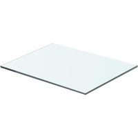 Berkfield Home Shelf Panel Glass Clear 40x25 cm