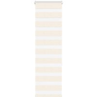 Berkfield Home Zebra Blind Marble Beige 40x150 cm Fabric Width 35.9 cm Polyester