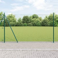 Fence Posts Kit Set 26 Metal 3.2 x 3.2 x 83.5 cm