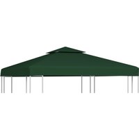 Berkfield Home Gazebo Cover Canopy Replacement 310 g / m ² Green 3 x 3 m