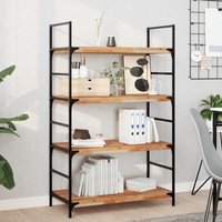 Berkfield Home Floating Shelves 2 pcs 100x40x4 cm Oil Finished Solid Wood Acacia in Brown | Size: 100 x 40 x 4 cm