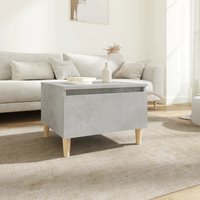 Berkfield Home Side Table Concrete Grey 50x46x35 cm Engineered Wood | Size: 50 x 46 x 35 cm