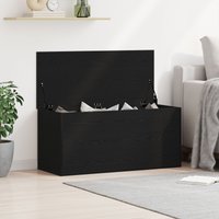 Storage Box Lid Oak 100x42x46 cm Engineered Wood x 42 x 46 cm
