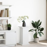 Berkfield Home Display Stand with Storage White 31x30x60 cm Engineered Wood | Size: 31 x 30 x 60 cm