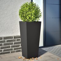 Garden Planters 2 pcs 35x35x75 cm Steel x 35 x 75 cm