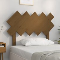 Berkfield Home Bed Headboard Honey Brown 104x3x80.5 cm Solid Wood Pine
