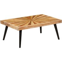 Berkfield Home Coffee Table Solid Mango Wood 90x55x36 cm in Brown | Size: 90 x 55 x 36 cm