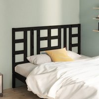 Bed Headboard 126x4x100 cm Solid Wood Pine x 4 x 100 cm