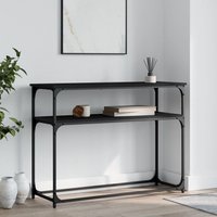Berkfield Home Console Table Black 100x35.5x75 cm Engineered Wood