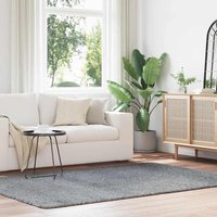Shaggy Rug High Pile NAVARRA Silver 160x230 cm Polyester