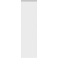 Berkfield Home Shower Roller Blind with Cassette 60x240 cm Fabric Width 56 cm in White