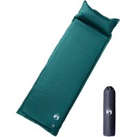 Berkfield Home Self Inflating Camping Mattress with Pillow 1-Person Green