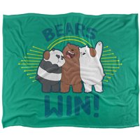 Cartoon Network We Bare Bears Bears Win Silky Touch Super Soft Throw Blanket 152 X 127 cm in White