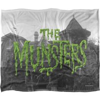 The Munsters Logo Silky Touch Super Soft Throw Blanket 152 X 127 cm in White