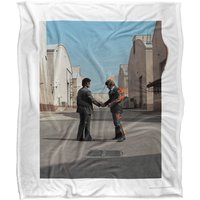 Pink Floyd Wish You Were Here Silky Touch Super Soft Throw Blanket 152 X 127 cm in White
