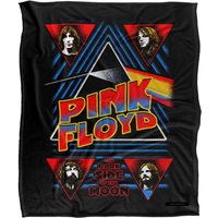 Pink Floyd Dark Side Silky Touch Super Soft Throw Blanket 152 X 127 cm in White