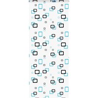 Berkfield Home Shower Roller Blind with Cassette 100x240 cm Fabric Width 96 cm in Black