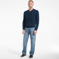 V neck Cashmere Jumper Dark