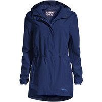 Lands' End Women's Petite Squall Packable Raincoat in Dark Navy | Size: 8