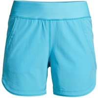 Lands' End Women's Board Shorts - with Swim Briefs in Turquoise | Size: 10