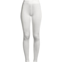 Lands' End Women's Lightweight Silk Interlock Long Johns in Ivory | Size: 16-18