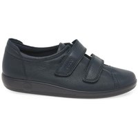 Ecco Women's 'Soft 2 Strap' Casual Trainers in Dark Navy | Size: 4