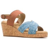 Hush Puppies Women's Willow X Band in Blue | Size: 7