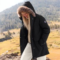 Lands' End Women's Expedition Down Parka in Black | Size: 8
