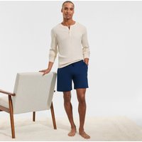 Lands' End Men's Jersey Pyjama Shorts in Navy | Size: XL