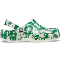 Crocs Toddler Classic Graphics Clog in Green | Size: Infant 4
