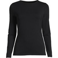 Plus Cotton Modal Long Sleeve Crew Neck Top