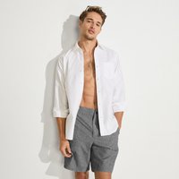 Lands' End Men's Shoreline Swim Shorts - Unlined in Light Grey | Size: XL