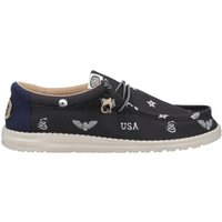 Wally Stars n Skulls Classic Slip On Shoes