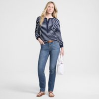 Petite Recover Straight Leg Jeans Mid Rise 10S