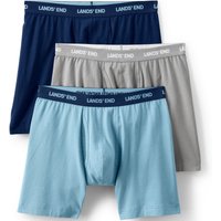 Lands' End Men's Jersey Trunks, 3-pack in Navy | Size: Small